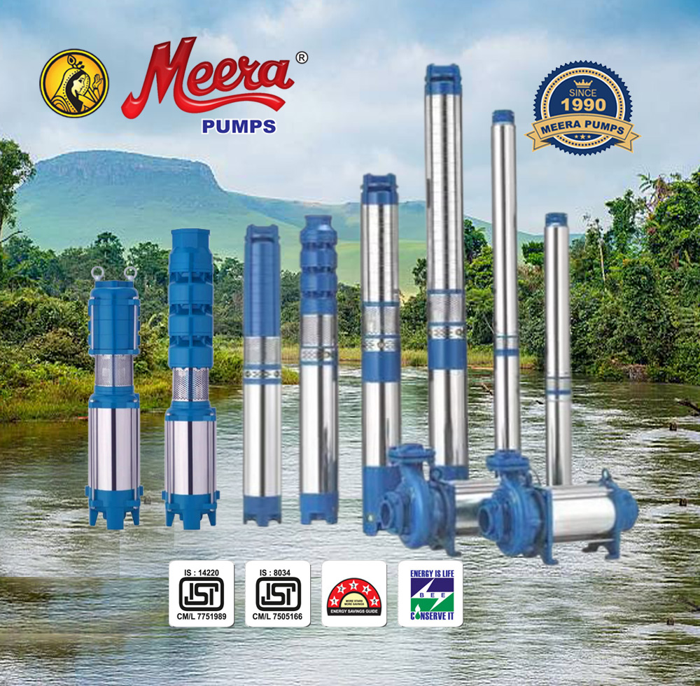 Meera Agro Equipment Agriculture Bore-well Pump manufacturer Rajkot - Gujarat - India