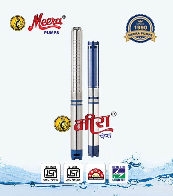 V4 SS Submersible Water Borewell Pump Manufacturers - Suppliers  Meera Brand Rajkot Gujarat India